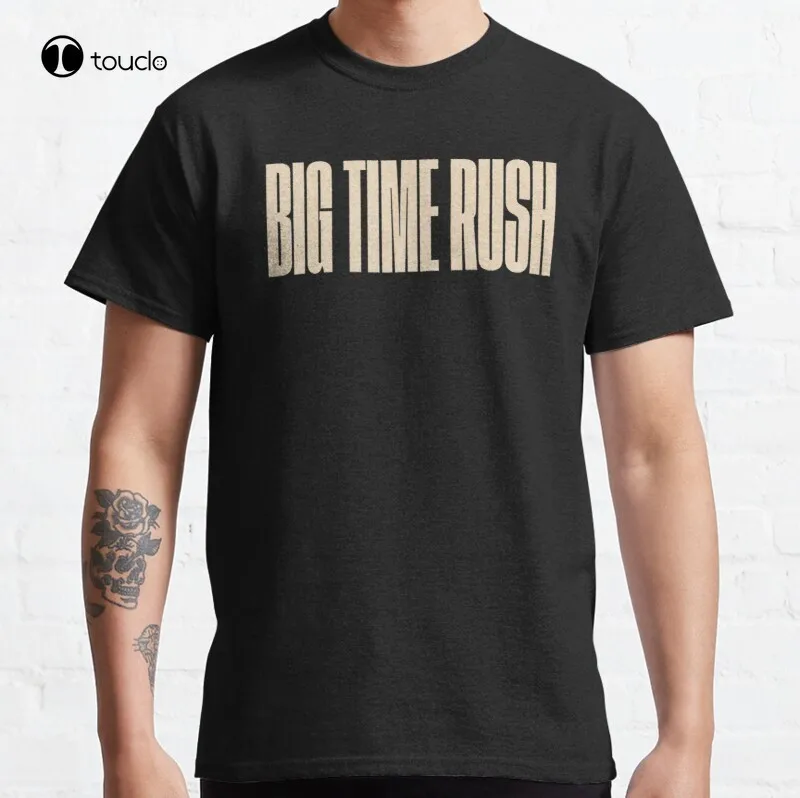 Новата Реколта Класическа Тениска, Big Time Rush Памучен Тениска S-5XL Унисекс Изображение 0