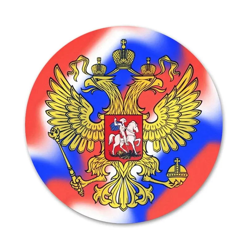 Армения, Албания, Русия знаме, Емблемата на Брошка на Жени Cosplay Икона Аксесоари За Дрехи Раница Украса на Подарък Изображение 5