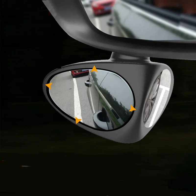 2 в 1 Автомобилно Огледало за Слепи зони, Широкоугольное Огледало, Регулируема Въртене на 360 градуса, на Огледалото за Задно виждане за Peugeot 307 206 308 407 207 3008/2017 Изображение 2