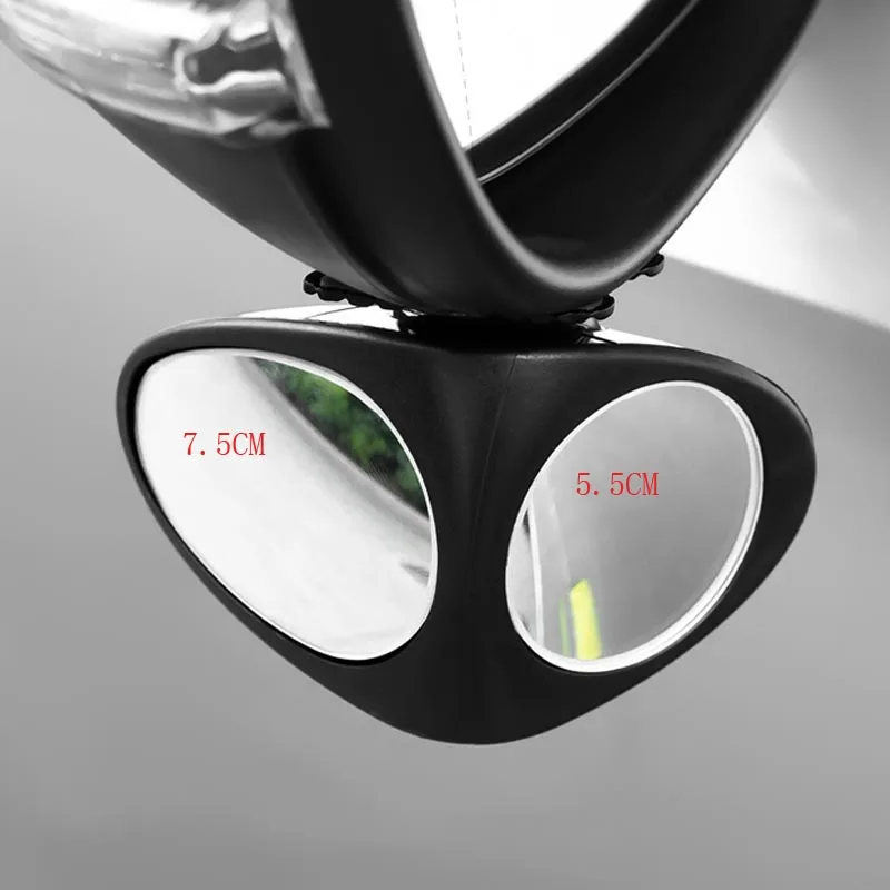 2 в 1 Автомобилно Огледало за Слепи зони, Широкоугольное Огледало, Регулируема Въртене на 360 градуса, на Огледалото за Задно виждане за Peugeot 307 206 308 407 207 3008/2017 Изображение 5