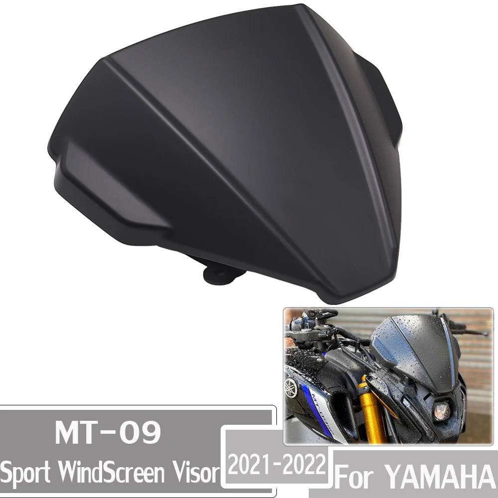 Подходящ за YAMAHA MT09 MT-09 MT 09 2021 - Аксесоари за мотоциклет Предното стъкло, Предното стъкло Алуминиев Вятърна щит Deflectore MT -09 Изображение 0