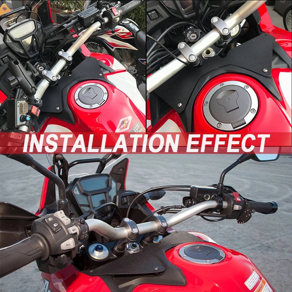 За Honda CRF1000L Дефлектор Възходящ поток за мотоциклет Honda Africa Twin CRF 1000Л Намалява вибрациите на 2018-2019 Изображение 1