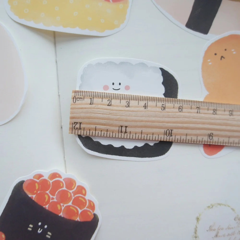30шт САМ Happy Sushi да Се насладите От дизайна на Хартията като Творческа Книга на заден план, за Scrapbooking направи си САМ Изображение 3